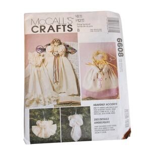McCalls Crafts 6608 Heavenly Accents Angels Dolls Vintage Pattern